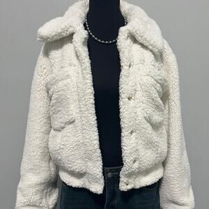 Button doen teddy jacket super